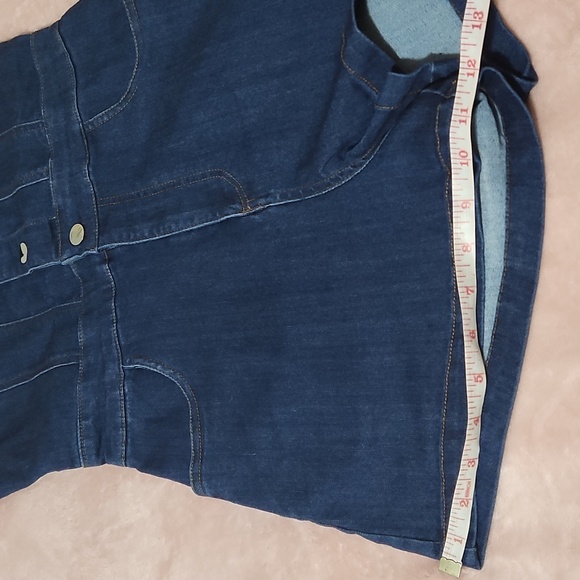 NWOT Denim Romper - Picture 8 of 10